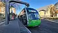 Pantographe côté bus