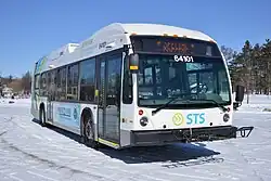 Nova LFS HEV de la Société de transport de Sherbrooke