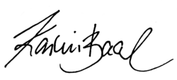 signature de Karin Baal