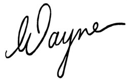 signature de Wayne Osmond