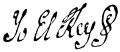 Signature de Charles&nbsp;IIICarlos III