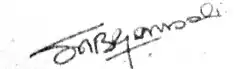 signature de Sanjay Leela Bhansali
