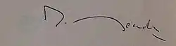 signature de Michel Décaudin