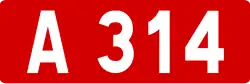 Cartouche de la route
