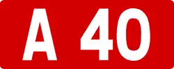 Cartouche de la route