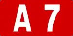 Cartouche de la route