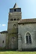 Face nord de l'église Saint Brice.