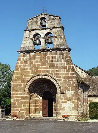La façade occidentale.