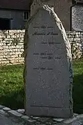 "Mémoire d'eaux" rappelant les 5 grandes crues du Doubs.
