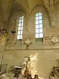 Première travée, élévation nord.