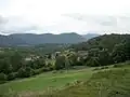 Vue sur le village de Créchets.