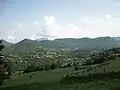 Vue sur les villages de Créchets, Antichan, Ilheu, Samuran et Gembrie.