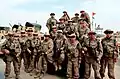 Une partie du détachement monténégrin durant la guerre d'Afghanistan.