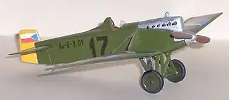 Vue de l'avion.