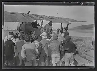 Vue de l'avion.