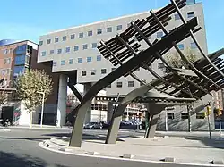 L'avenue Icària en 2004.