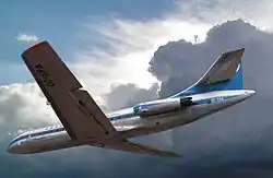 Caravelle aux couleurs de la Sabena.