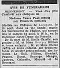 Tante maternelle de Georges Hillion