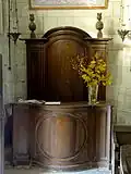 Ancien banc d'œuvre.