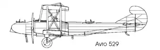 vue en plan de l’avion
