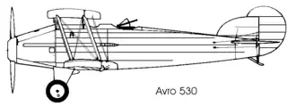 Vue de l'avion.