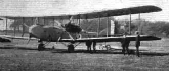 Vue de l'avion.