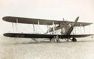 Vue de l'avion.