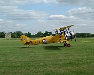 Vue de l'avion.