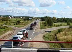 Е22 à Velikié Louki en Russie.
