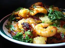 Crevettes awadhi.