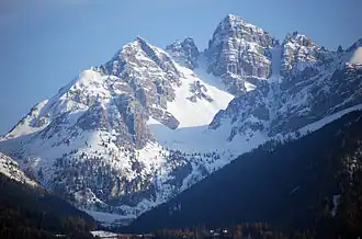 L'Ampferstein et le Marchreisenspitze