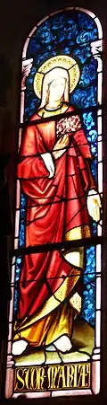 Le Cœur immaculé de Marie (1846), église Saint-Sidoine d'Aydat.