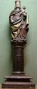 Statue de l'époque baroque de Notre-Dame du Pilier, Esteban Pérez de Anies  (1642).