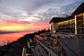Vue sur le lac Léman en direction de l'ouest.
