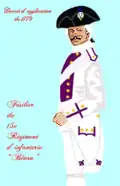 Uniforme de 1779 à 1791