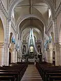 Intérieur de l'église de Bécherel.