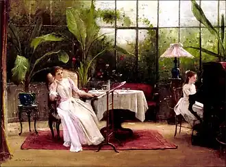 Leçon de piano (1890)