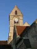 Clocher, côté ouest.