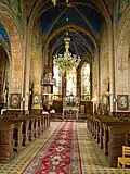 Vue sur l'interieur de l'Eglise.