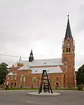 Vue sur l'Eglise de Bóbrka.