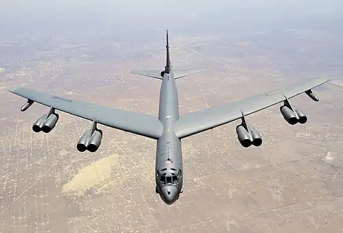 Boeing B-52 Stratofortress attribuée à la 307th Bomb Wing&nbsp;(en).