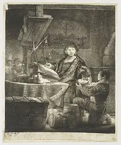 Jan Uytenbogaert, dit « Le Peseur d'Or »(1639, Rijksmuseum Amsterdam).