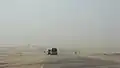 La B2 à travers le désert du Namib.