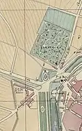 Partie hautes, en 1844 sur le