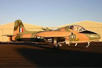 Vue de l'avion.