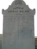 Tombe de Blanche Balain.