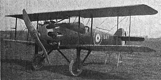 Vue de l'avion.