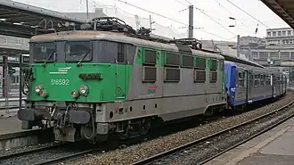 BB 16592, livrée TER Picardie(Amiens, 2009).
