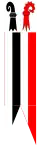 Drapeau complet des deux Bâle