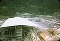 Usine de minerai à Panguna, mine de Bougainville en construction, vers 1971